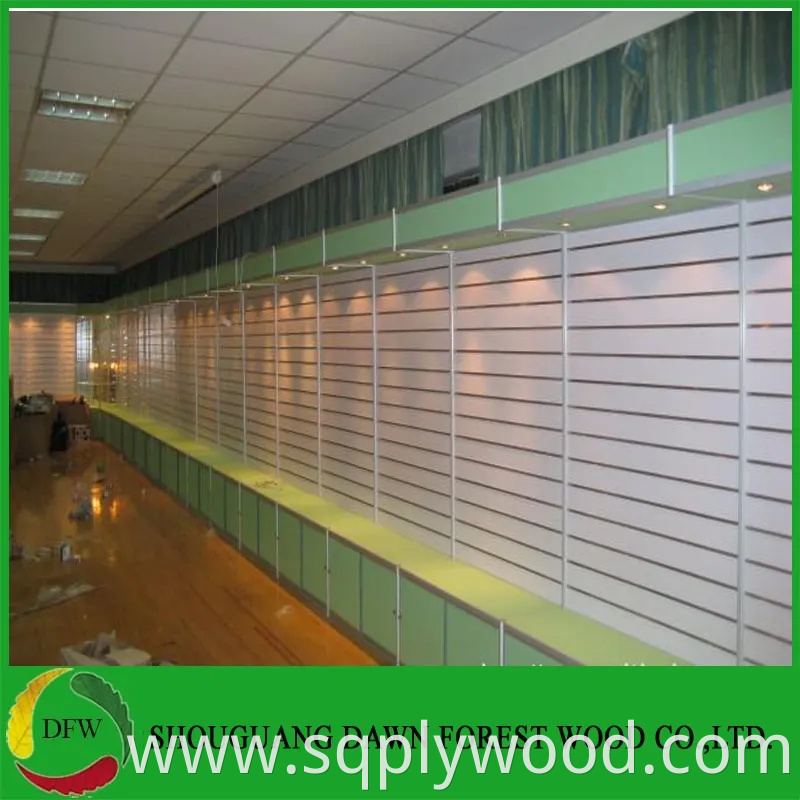 High Glossy Melamine Faced 15/18mm Slot MDF